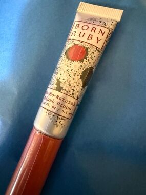 Born Ruby Peach Charmeuse Blush Drops Liquid Blush New in Packaging .18 fl. oz.